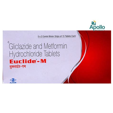 Euclide-M Tablet 15's Price, Uses, Side Effects, Composition - Apollo ...