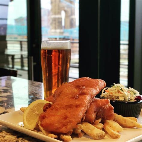 Moerlein Lager House menu in Cincinnati, Ohio, USA