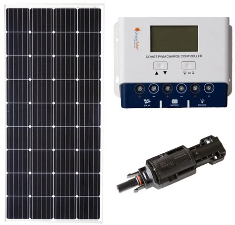 GRAPE SOLAR 200 W, Solar Panel Kit, 12V DC - 60UR09|GS-200-KIT-BT ...