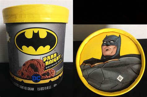 Dark Knight, Brownie Bites Ice Cream. 2019 Package | Batman ...