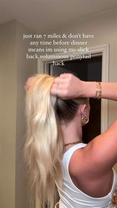 Ponytail Hair Tutorial 的图像结果