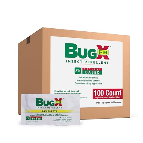 BugX30 Insect Repellent Wipes DEET #12642 | Aero Healthcare USA