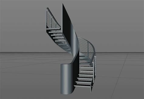 STL file Modern Spiral Staircase 🪜・3D printer model to download・Cults