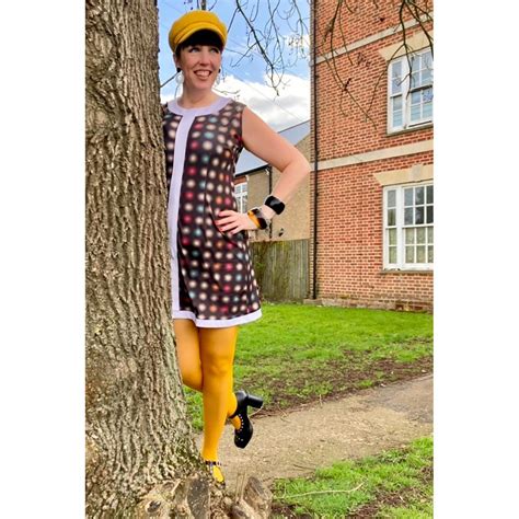 Blur MADCAP ENGLAND Centre Stripe 60s Mod Dress