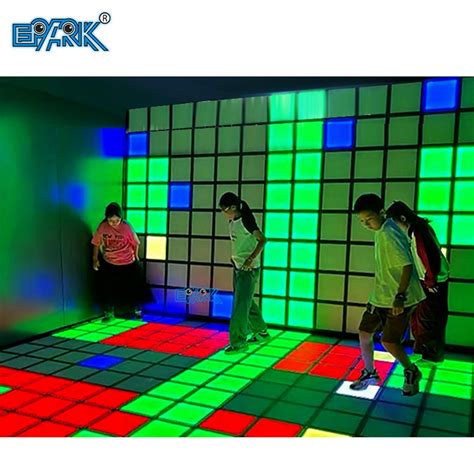 30X30cm Interactive Active Activate Grid Game LED Floor - Amusement ...