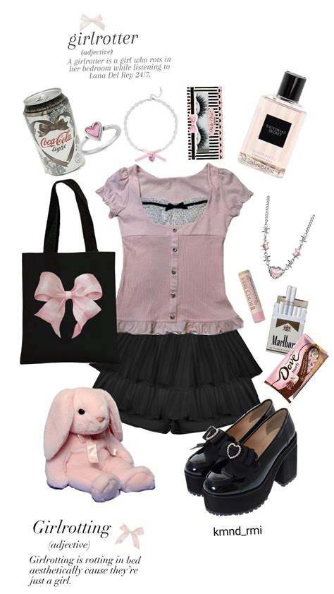 Black and Pink Aesthetic Outfit
