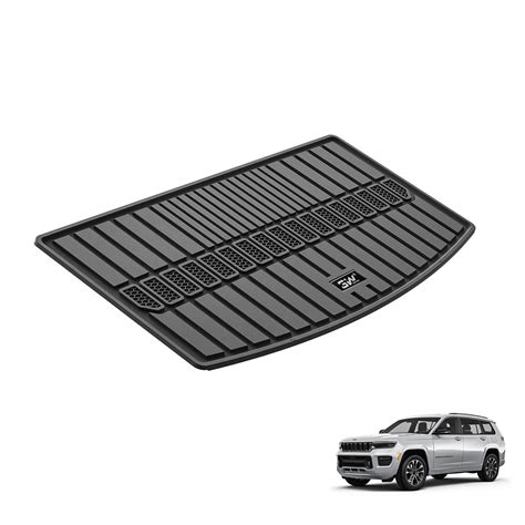 3W Jeep Grand Cherokee L 6 Seat 2021-2025 Custom Floor Mats / Trunk Mat ...