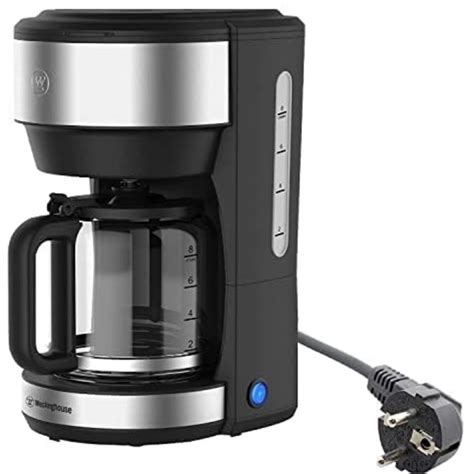 Westinghouse WKMF651WH, 200ML 1000 Watts Drip Coffee Maker, Silver ...