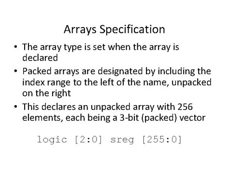 Image result for Array in Verilog