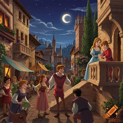 Disney Renaissance style Romeo and Juliet adaptation on Craiyon - adaptations of romeo and juliet