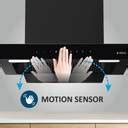 Elica SPT PRO PLUS FL 600 BLDC HAC LTW MS NERO Auto Clean T-Shape 60 CM ...