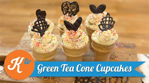 Resep Green Tea Cone Cupcake   MELLIANA HARDI   YouTube