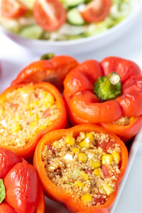 Healthy Quinoa Stuffed Peppers - Neils Healthy Meals