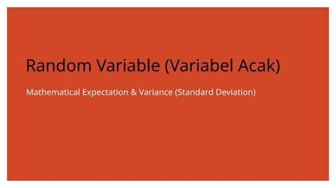 Image result for Variance of a Random Variable