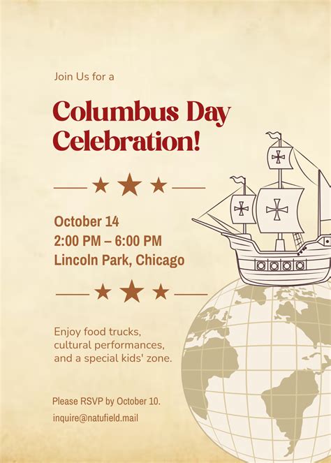 Free Columbus Day Templates to Edit Online