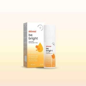 skinnsi Be Bright AHA BHA Salicylic, Glycolic Acid Exfoliating Peel ...