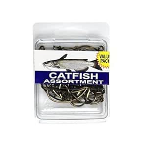 Eagle Claw SPCATW Catfish Species Assistant Non-EC Hook, Clam Finish ...