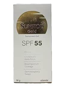 Sunstop Gold SPF 55 Sunscreen Gel 50gm : Amazon.in: Beauty