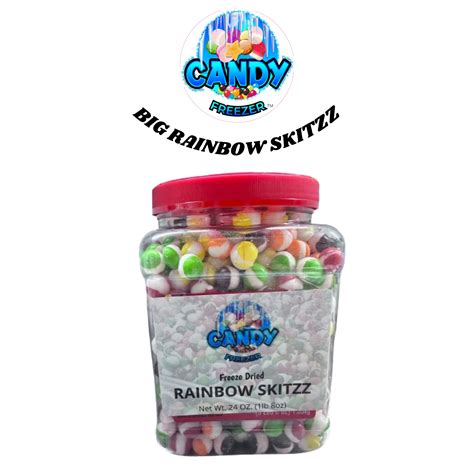 Freeze Dried Rainbow Skitzz BIG 24 oz. Jar - Walmart.com