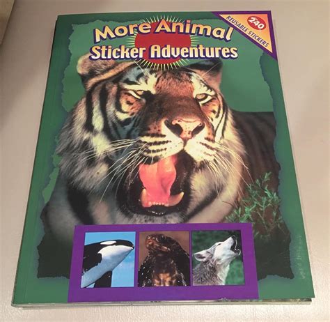 More Animal Sticker Adventures : Communications Discovery: Amazon.in: Books