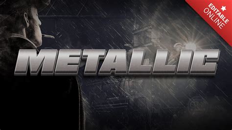 Image result for Metallic Text