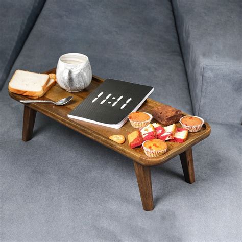 Cocoa- Handcrafted High-rise Wooden Platter | Trays & Platters by Brick ...