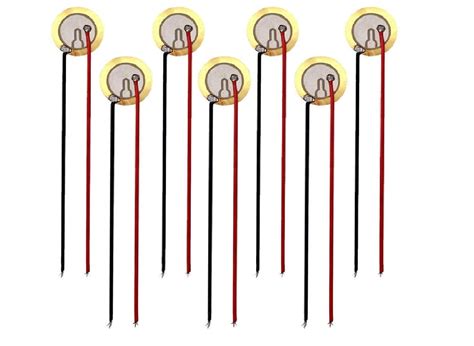 SDIY ELECTRONICS – 7 pieces 27mm pzt element, piezoelectric transducer ...