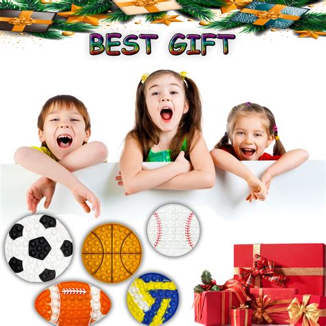 Buy ZIMFANQI Pop It Fidget Toys Pack Big Pop Its Simple Dimple Fidgets ...