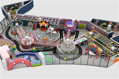 Custom-themed Indoor Playground Children's Play Center Ball Pool, Slide ...