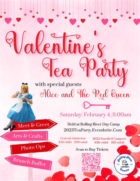 Valentine's Tea Party: Saturday, February 4 - Rolling River Day Camp