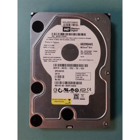 Used - Very Good: WD Blue 320GB Desktop Hard Disk Drive - 7200 RPM SATA ...