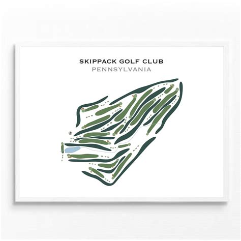 Skippack Golf Club, PA | Golf Course Map, Golf Map, Golfer Gift for Him ...