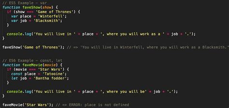 Image result for JavaScript Variables ES6