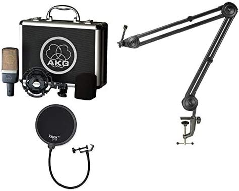 AKG Pro C214 Professional Large-Diaphragm Condenser Microphone with ...