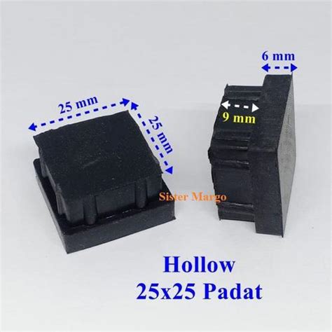 Jual Alas Karet Besi Hollow Kotak 25x25 Padat Kursi Meja Bangku - Kab ...