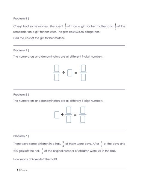Fraction Practice Problems 的图像结果