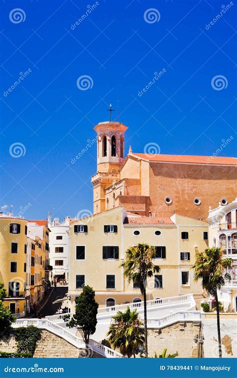 Mahon Old Town, Minorca, Spain Stock Image - Image of history, spain ...