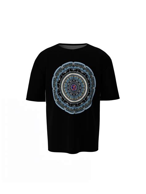 Buy Aum Mandala Art Oversized T-Shirts Spiritual Tees – Hello Swanky ...