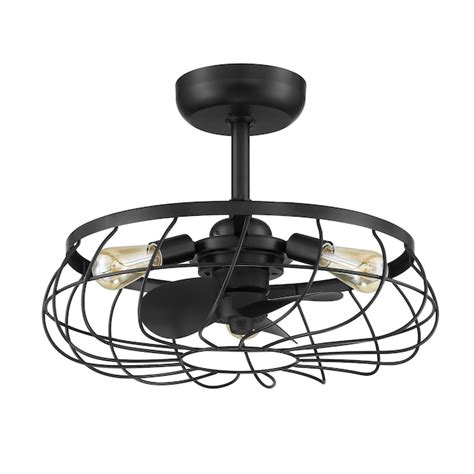 Arranmore Lighting & Fans Santiago 22-in Matte Black with Matte Blades ...