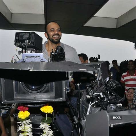 Rohit Shetty and Ashish R Mohan clicked while filming the mahurat shot ...