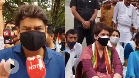 Priyanka Gandhi Sat On Dharna Over Rigging Of Panchayat Elections And ...