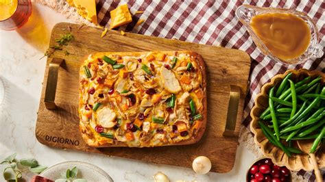 DiGiorno Thanksgiving pizza: New frozen pie is loaded with side dishes