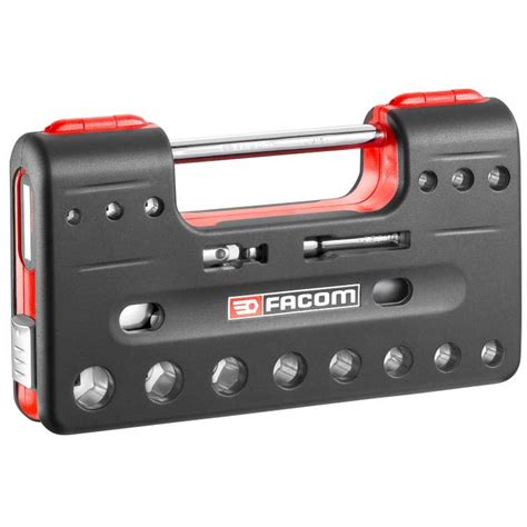 JL.DBOX1PB Facom | Facom 3/8 in Hexagon Hexagon Socket Set Chrome ...