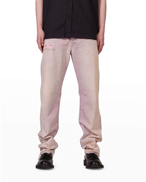 PURPLE Men's Relaxed-Fit Colored Jeans | Neiman Marcus
