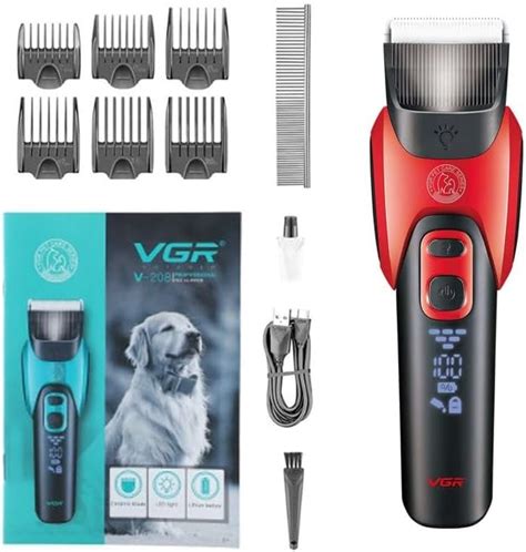 Petology Automatic Rechargeable Professional Pet Hair Trimmer with LCD ...