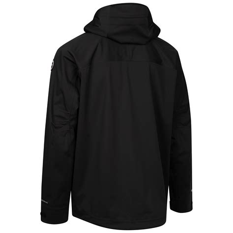 DLX Mens Waterproof Jacket with Stretch Fabric and Grown On Hood ...
