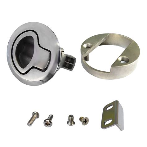 SAIYEN 2.4" Stainless Steel Slam Latch Push to Close Slam Latches Round ...