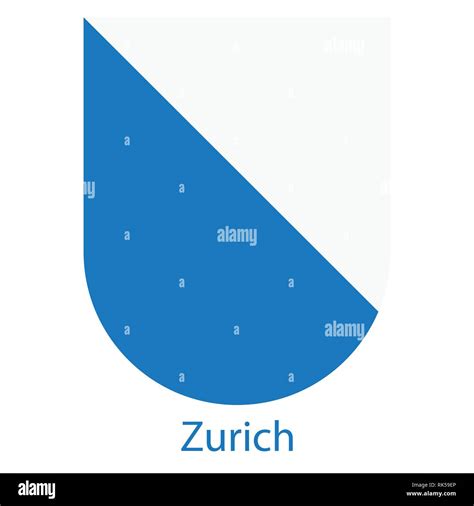 Vector illustration flag Zurich city, canton of Switzerland Stock Vector Image & Art - Alamy