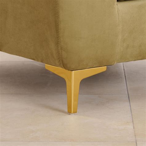 Buy Bianca Velvet 3+1+1 Seater Sofa Set - Olive from Home Centre at ...