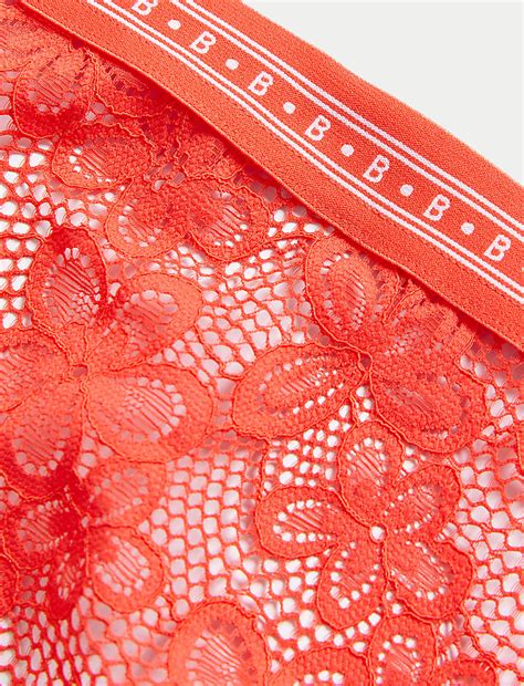 Buy Cleo Lace High Waisted High Leg Knickers at Marks & Spencer